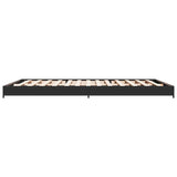 Bed Frame without Mattress Black 120x190 cm Small Double