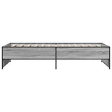 Bed Frame without Mattress Grey Sonoma 90x200 cm