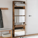 Shoe Cabinet 5-Layer Mirror 63X17X169.5 Cm