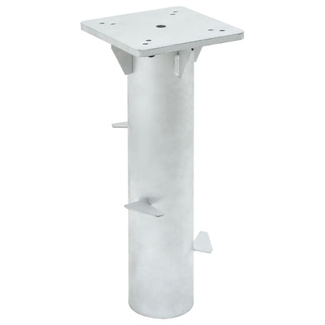 In-Ground Parasol Base Silver 16X16X39.5 Cm Steel