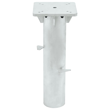 In-Ground Parasol Base Silver 16X16X39.5 Cm Steel