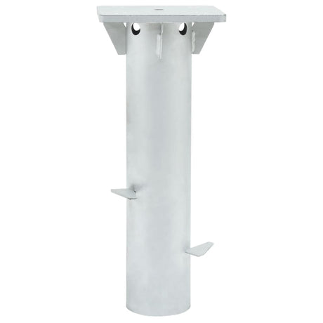 In-Ground Parasol Base Silver 16X16X39.5 Cm Steel