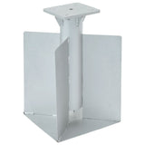In-Ground Parasol Base Silver 27.5X27.5X45 Cm Steel