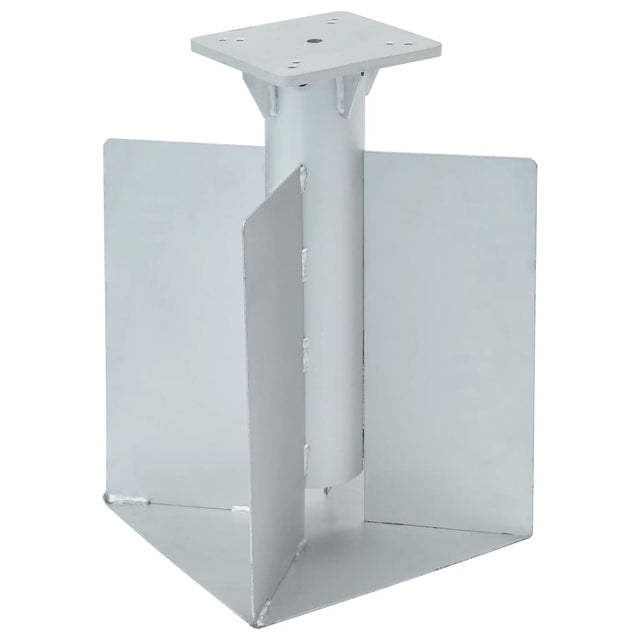 In-Ground Parasol Base Silver 27.5X27.5X45 Cm Steel