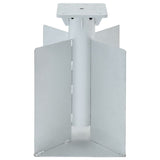 In-Ground Parasol Base Silver 27.5X27.5X45 Cm Steel