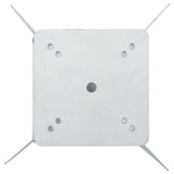 In-Ground Parasol Base Silver 27.5X27.5X45 Cm Steel