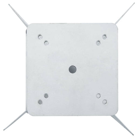 In-Ground Parasol Base Silver 27.5X27.5X45 Cm Steel