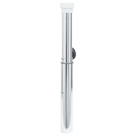 In-Ground Parasol Base For 40-50 Mm Pole Silver Aluminum