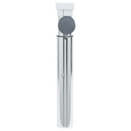 In-Ground Parasol Base For 40-50 Mm Pole Silver Aluminum