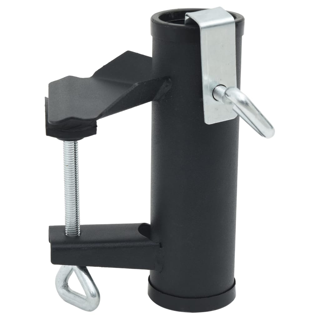 Umbrella Clamps For Balcony 2 Pcs 25-38 Mm Steel