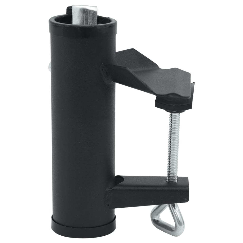 Umbrella Clamps For Balcony 2 Pcs 25-38 Mm Steel