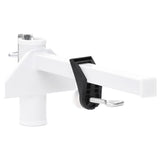 Umbrella Clamp For Balcony White 38 Mm Steel