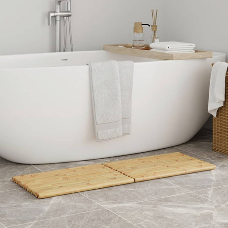 Bath Mats 2 Pcs Bamboo