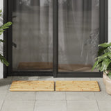 Bath Mats 2 Pcs Bamboo