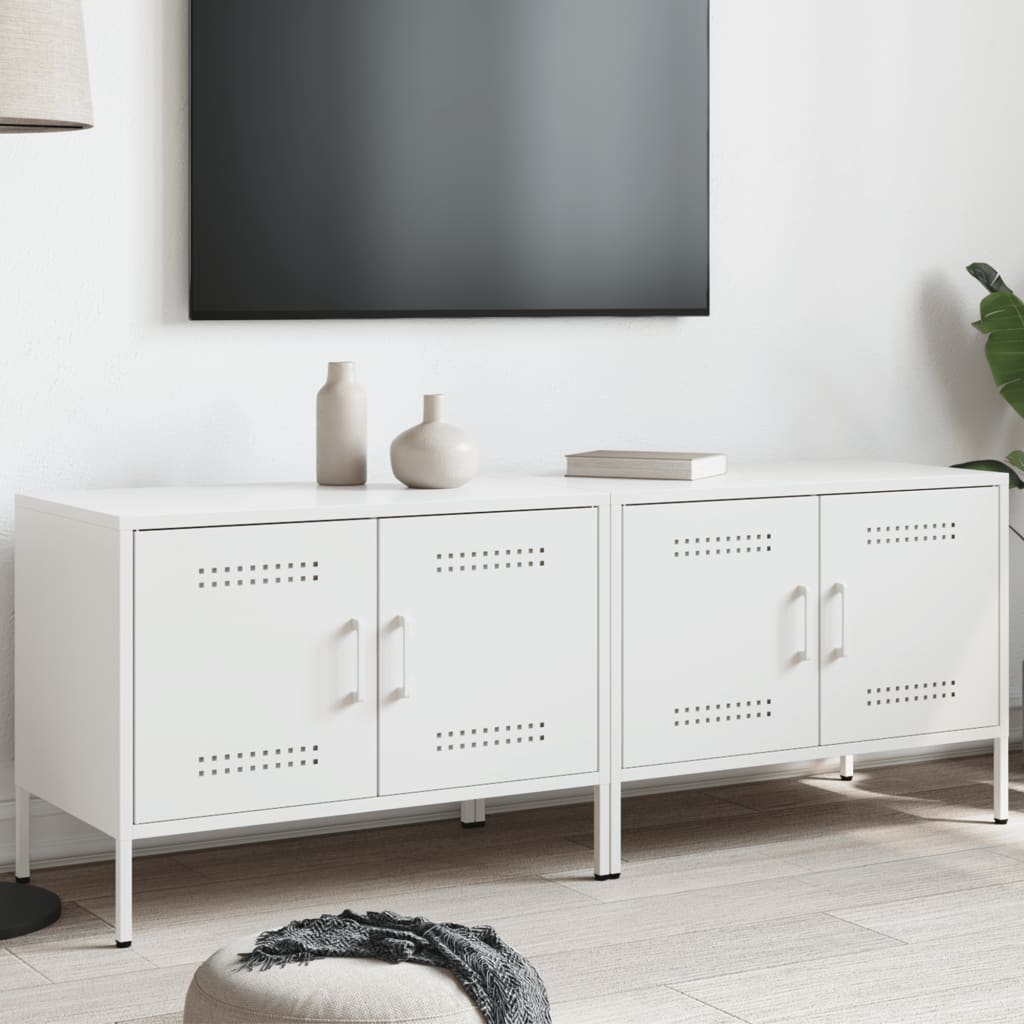 Tv Cabinets 2 Pcs 68X39X50.5 Cm Steel