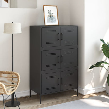 Highboard 68X39X113 Cm Steel