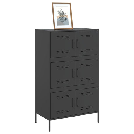 Highboard 68X39X113 Cm Steel
