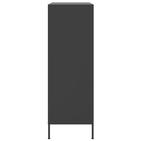 Highboard 68X39X113 Cm Steel