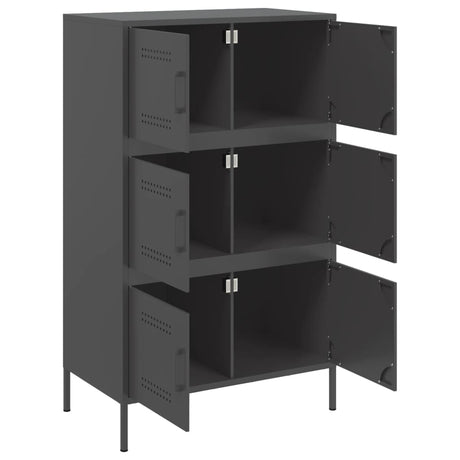 Highboard 68X39X113 Cm Steel