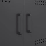 Highboard 68X39X113 Cm Steel