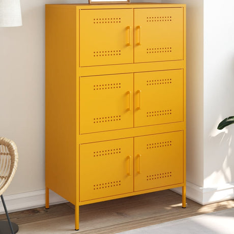Highboard 68X39X113 Cm Steel