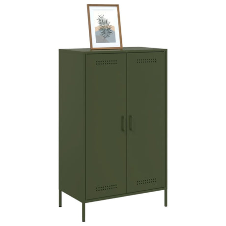 Highboard Olive 68X39X113 Cm Steel