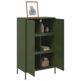 Highboard Olive 68X39X113 Cm Steel