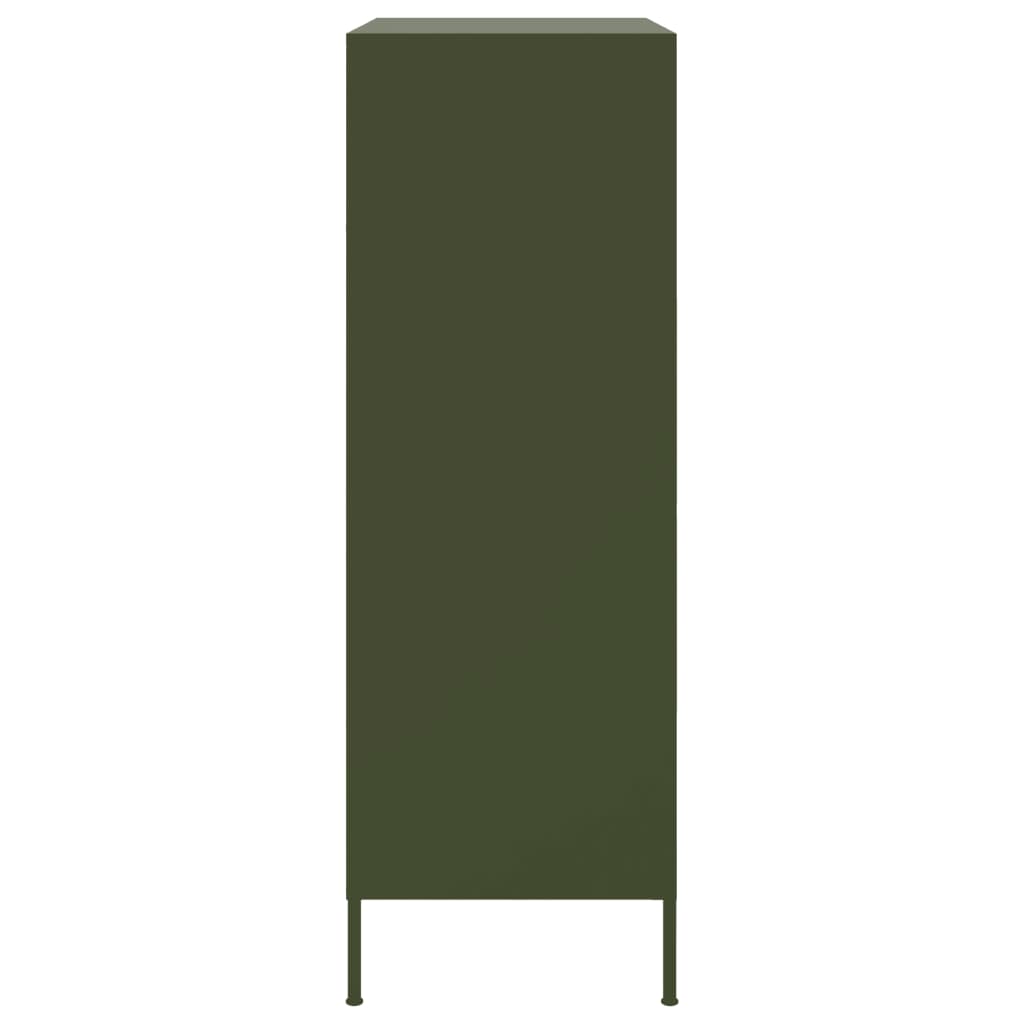 Highboard Olive 68X39X113 Cm Steel