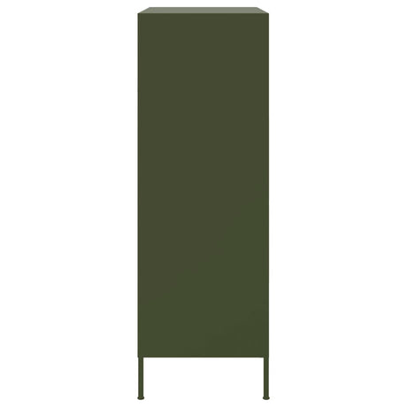 Highboard Olive 68X39X113 Cm Steel