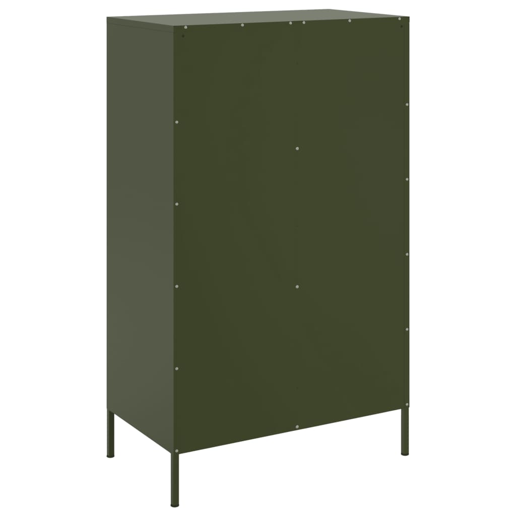 Highboard Olive 68X39X113 Cm Steel