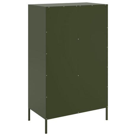 Highboard Olive 68X39X113 Cm Steel
