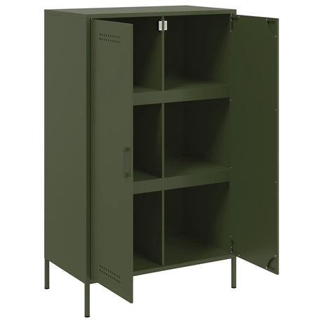 Highboard Olive 68X39X113 Cm Steel