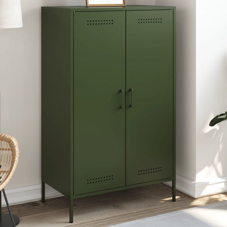 Highboard Olive 68X39X113 Cm Steel