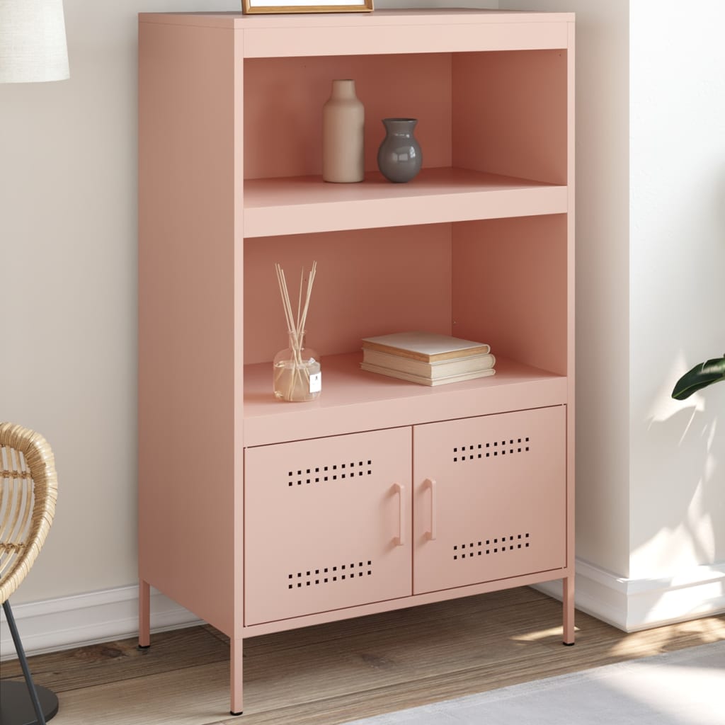 Highboard 68X39X113 Cm Steel