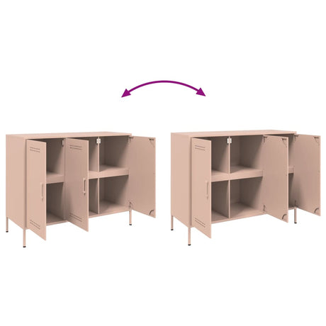 Sideboard 100.5X39X79 Cm Steel