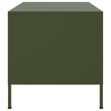 Coffee Table Olive 68X50X50.5 Cm Steel
