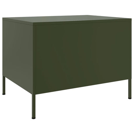 Coffee Table Olive 68X50X50.5 Cm Steel