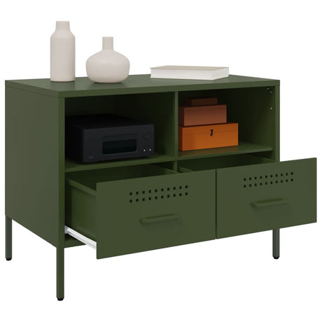 Tv Cabinet Olive 68X39X50.5 Cm Steel