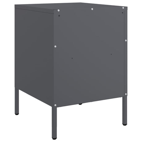 Bedside Cabinets 2 Pcs 36X39X50.5 Cm Steel
