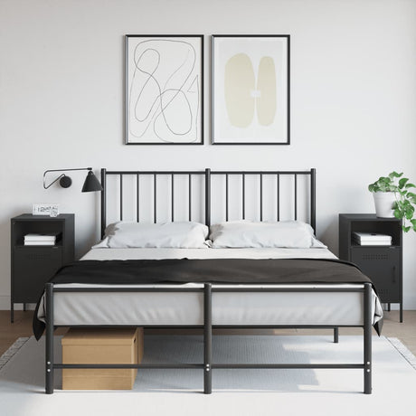 Bedside Cabinet Olive 36X39X68 Cm Steel