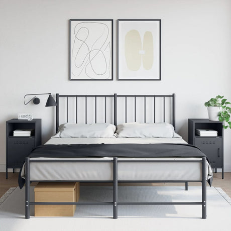 Bedside Cabinet Olive 36X39X68 Cm Steel