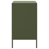 Bedside Cabinet Olive 36X39X68 Cm Steel