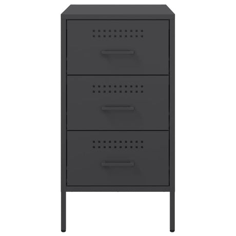 Bedside Cabinet 36X39X68 Cm Steel