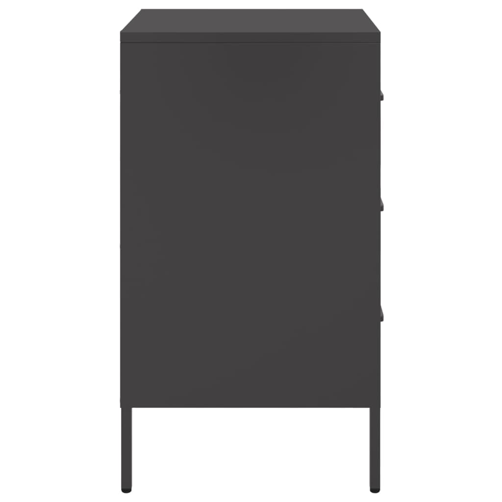 Bedside Cabinet 36X39X68 Cm Steel