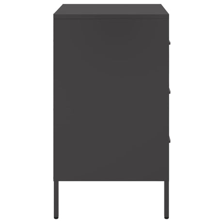 Bedside Cabinet 36X39X68 Cm Steel