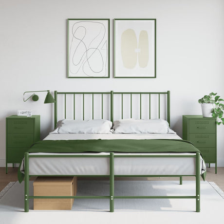 Bedside Cabinet 36X39X68 Cm Steel