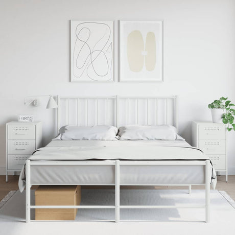 Bedside Cabinet 36X39X68 Cm Steel