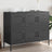 Sideboard Mustard 100.5X39X79 Cm Steel