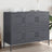 Sideboard Mustard 100.5X39X79 Cm Steel