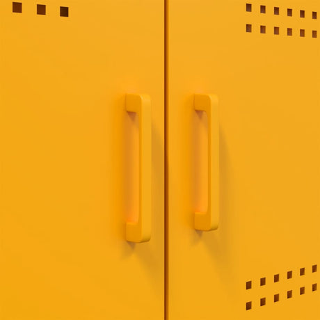 Sideboard Mustard 100.5X39X79 Cm Steel